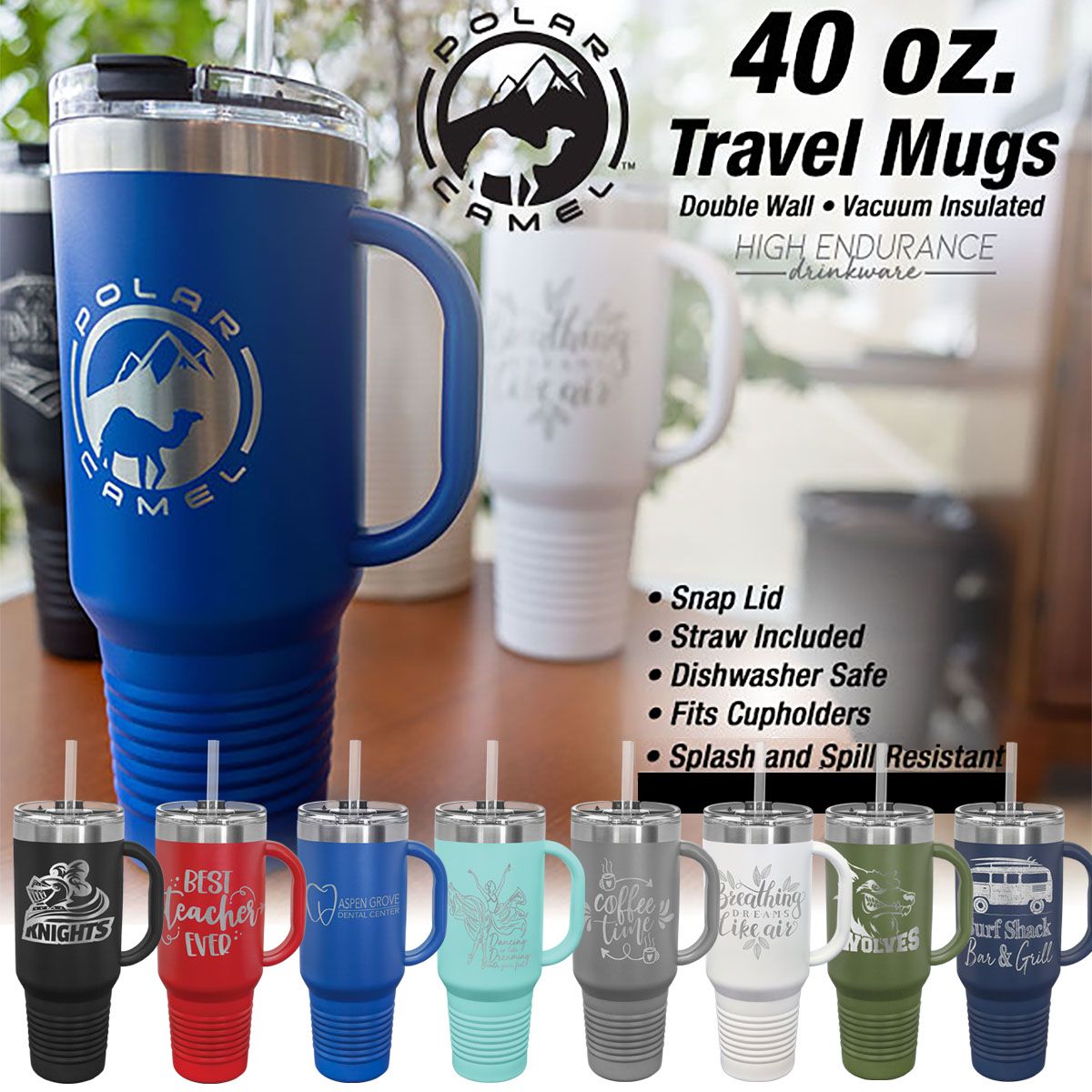 personalized double insulated tumbler | logo