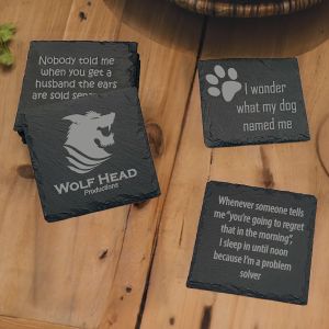 Personalized Slate Coaster Sets