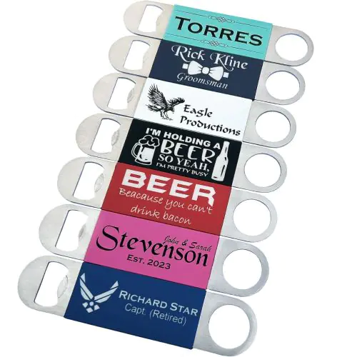 Stainless Steel Bottle Opener with Silicone Grip